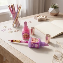 Bakgelal Lisanslı Barbie Ruj Tasarımlı Silgi Ve Kalemtıraş 2 Si 1 Arada Kırtasiye Ürünü - 9042173922797