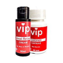 Vıp 60 Ml Bay Bayan Analreıaxkrem +erkeklere Özel Cinselgüç 30 Lu