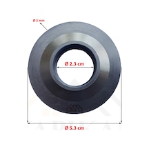 Kale İntegra Gömme Rezervuar Boşaltma Grubu Contası 2.3x5.3 Cm Siyah