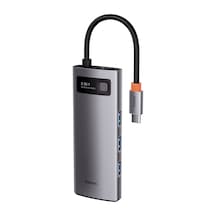 Baseus Metal Gleam 5in1 Multifonksiyonel Type-C Hub Dock Station