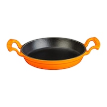 Lava Döküm Yuvarlak Sahan Döküm Demir Yekpare Çift Kulplu Çap(Ø)20cm.