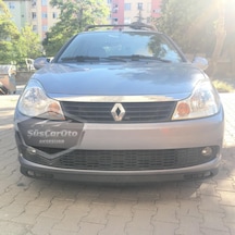 Renault Symbol 2008-2012 Thalia Uyumlu Üniversal Laguna Lip Esnek Ön Lip 2 Parça Tampon Altı Dil Karlık Ön Ek 00 Şüscaroto Aksesuar