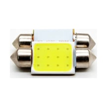 1 Adet 31mm Cob Ledli Araç Iç Park Ampul Oto Plaka Tavan Led Lamba
