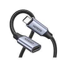 Gen2 100 W Thunderbolt 3 Type-c To Type-c Örgülü Uzatma Kablosu 50 Cm Standart