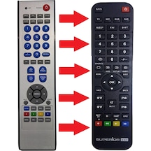 Konka Kk-Y323K / Kl-3260 Lcd Led Plazma Tv Kumandası Süp-7325
