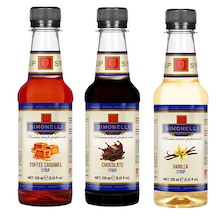 Simonelli Toffee Karamel + Çikolata + Vanilya Kahve Kokteyl 3 x 250 ML