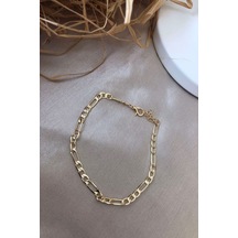 X-Ladyaccessories Gold Klasik Zincir Halhal Çok Renkli