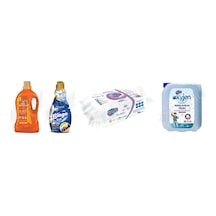 Bingo Giysi Şampuanı 3lt + Soft Yumuşatıcı 1440 Ml + Yüzey Tem.havlusu 96'lı + Çam.suyu Oksijen 4 L 4'lü Set Diğer