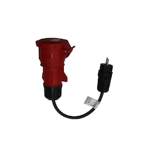Hims Hcca-tm16-30-f 3x2,5 Ttr 1/16a Fiş - 5/32a Priz 30cm Kablolu Dönüştürücü