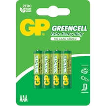 Gp Greencel R03 Aaa Boy İnce Çinko Kalem Pil 4'lü Paket Gp24g U4