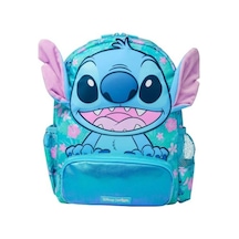 Smiggle Stitch 36 Cm Anaokul Ve İlkokul Aşırı Şirin Çanta Kapüşon Detaylı Mavi