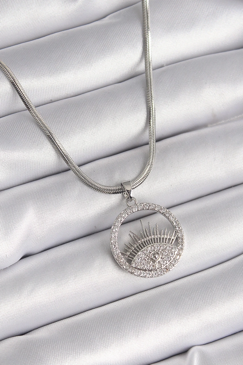 Dodes Dodes 316l Çelik Gümüş Renk İtalyan Zincir Zirkon Taşlı Göz Model Kadın Kolye Tg27bko9598 Çok renkli Dodes Dodes 316l Çelik Gümüş Renk İtalyan Zincir Zirkon Taşlı Göz Model Kadın Kolye Tg27bko9598 Çok renkli