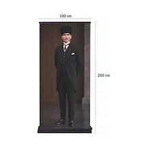 Atatürk Poster Baskılı Pro Roll Up Banner 100x200cm No:6 Diğer
