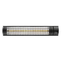 Cw-2500 2500 W Ip65 Uzaktan Kumandalı Karbon Infrared Isıtıcı Siyah