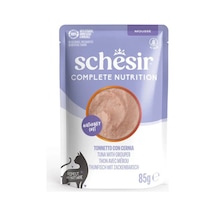Schesir Tam Ve Dengeli Ton Orfoz Balıklı Mus Kedi Konservesi 85 Gr