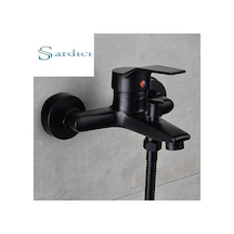 Sardıcı Banyo Bataryası Mat Siyah Banyo Musluğu Siyah