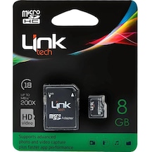 8Gb Micro Sd Adaptörlü Hafıza Kartı - 30Mb/S