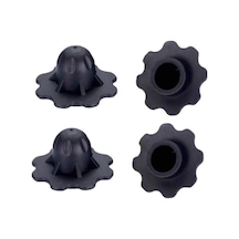 Suntek 4x Sandalye Bacak Kılıfları Ağır Boru-çapı-18mm Siyah