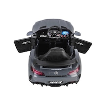 444 Gtr Sport Akülü Araba 12v Koyu Gri