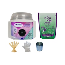 Ekamix Sir Ağda Makinesi + Vivet Granül Azulen Ağda 250 G + Cezve Ekamix Sir Ağda Makinesi + Vivet Granül Azulen Ağda 250 G + Cezve