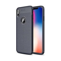 Apple iPhone  Uyumlu,  Xs Max Kılıf Auto Focus Kapak - Lacivert
