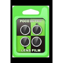 Poco X6 Pro Raze Metal Kamera Lens - Gümüş Diğer