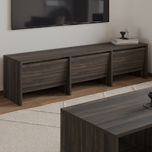 Laris 160 Cm 3 Kapaklı Tasarım Tv Sehpası Ceviz