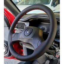 Renault 19 Dikmeli Direksiyon Kılıfı Noktalı Kırmızı Ipli (10Cm)