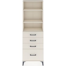 Arges Dolap 3 Raflı 4 Çekmeceli 60x30x182 Aytaşı-aytaşı Aytaşı
