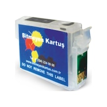 Epson 1281 Uyumlu Siyah Kolay Dolan Kartuş - Bx305fw / S22 / Sx130 / Sx230 / Sx235 / Sx420 / Sx425