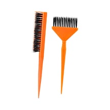 Suntek 2 Parça Saç Boyası Boyama Kiti Alay Fırçası Turuncu