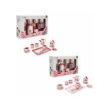 4939 Sun-yfn-lch-metal Çay Seti Çiçek Dsn 2a 12prç