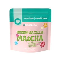 Organuca Çilek + Vanilya Aromalı Matcha Tozu 25 G - 2 Adet Tarı