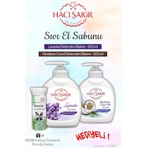 Hacı Şakir Lavanta Ve Hindistan Cevizi 300 Ml Sıvı Sabun Ve Rosie Pamuk