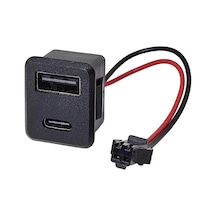 Ic-266t-4 Pano Tip Kare Type-c + Usb Şarj Soketi