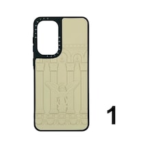 Nettech Samsung Galaxy A36 Uyumlu Casetify Kabartmalı Arka Koruma Kılıf - Karışık Renk Karışık Renk