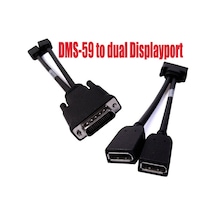 Dms-59 Dms59 To 2X Displayport Dişi Y Splitter 59 Pin Kablo