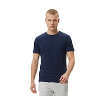 Sportive Bane Erkek Lacivert Günlük Stil T-shirt 26ye0017-klcv Mavi