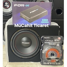 Soundmax Sx-fc12 30cm Paket Forx 4 Kanallı Anfi Plc Kablo Seti