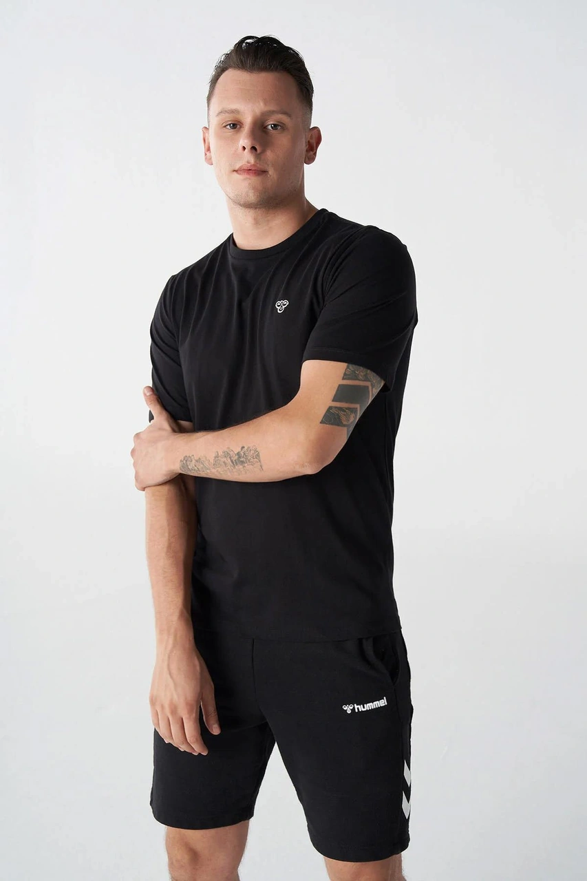 Hummel T-ıc Ico Regular 911865-2001 Siyah Erkek T-shirt