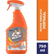 Mr. Muscle Mutfak Yağ Çözücü Sprey Portakal 4 x 750 ML