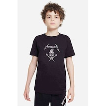 Metallica Baskılı Unisex Çocuk Siyah Tshirt (534591615)