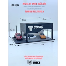 1/64 Ölçekli Tofaş Diorama Tasarımlı Araç Sergileme Garajı 3d Baskı