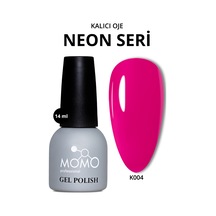 Momo Professional Kalıcı Oje N004 Neon Fuşya Pembe 14 ML