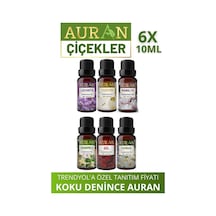 Auran Çiçekler Saf Esansiyel Uçucu Yağı 6 x 10 ML