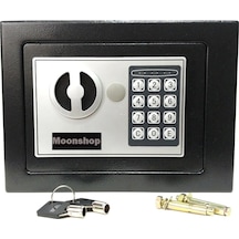 Moonshop Elektronik Şifreli Para Çelik Ve Otel Kasası 3 MM Montaj Ekipman