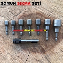Baytec Manyetik Lokma Seti Somun Sıkma Bits Uç Seti 8 Pcs