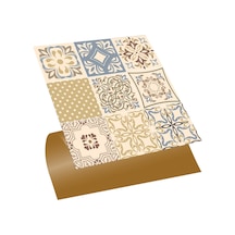 Tink KENDİNDEN YAPIŞKANLI SOFT ÇİÇEK DESENLİ PVC KARO 30X30 CM