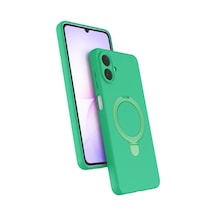 Newface Samsung Galaxy A07 4g Regal Magsafe Standlı Kapak - Yeşil