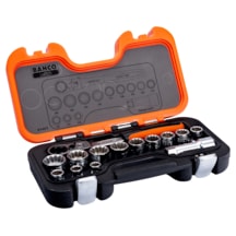 Bahco S140t Mafsallı Lokma Takımı Geçirmeli Tip 14 Parçalı Set